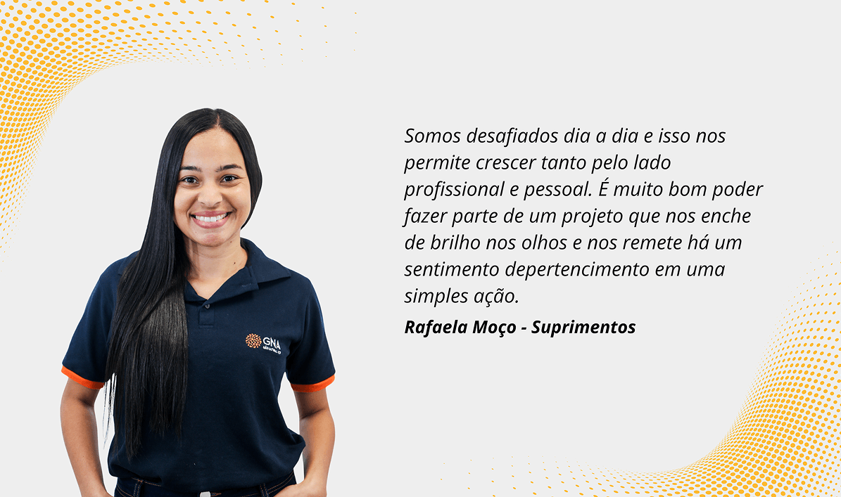 Funcionária Rafaela Moco